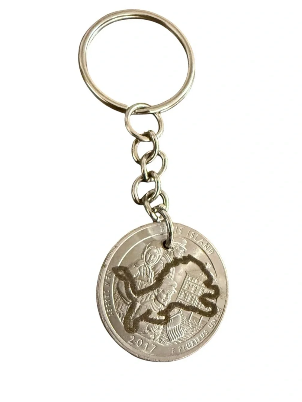Detroit lions keychain